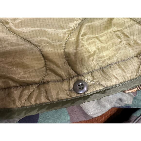 US Military Camo Hooded Jacket Men Medium Hunting Utility Tactical Work Outdoor - Picture 12 of 16